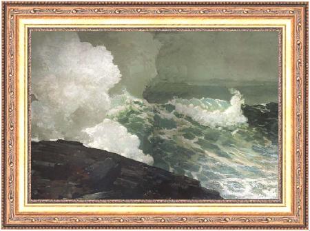 framed  Winslow Homer Northeaster (mk44), Ta3070-1